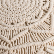 PUF MACRAME DN31X42CM