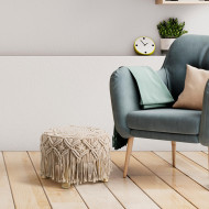 PUF MACRAME DN31X42CM