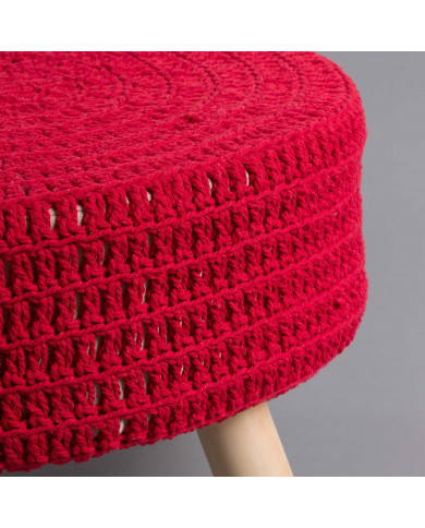 OTOMANO TELA/MADERA DN49X30CM