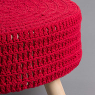 OTOMANO TELA/MADERA DN49X30CM