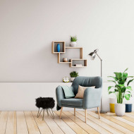 TABURETE SOFT METAL NEGRO DN35X42CM