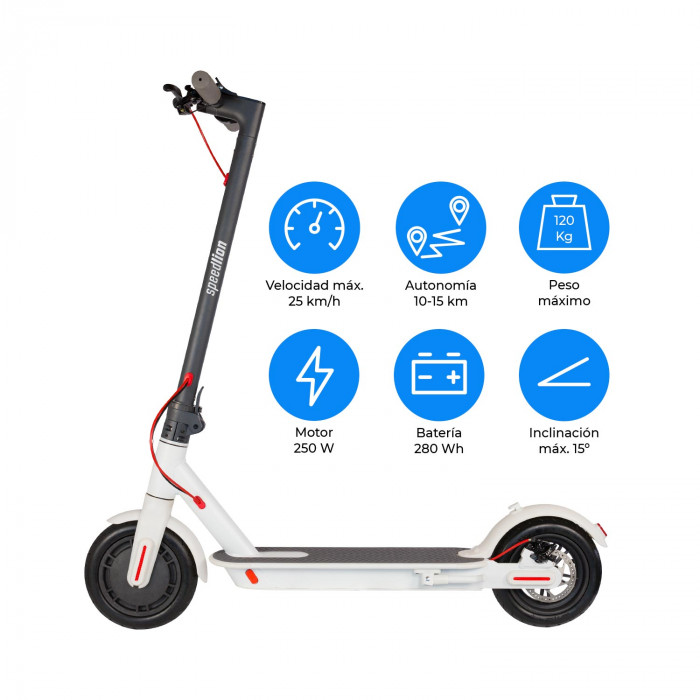 PATINETE BROOKLYN 250W BLANCO SPEEDLION CJ.1