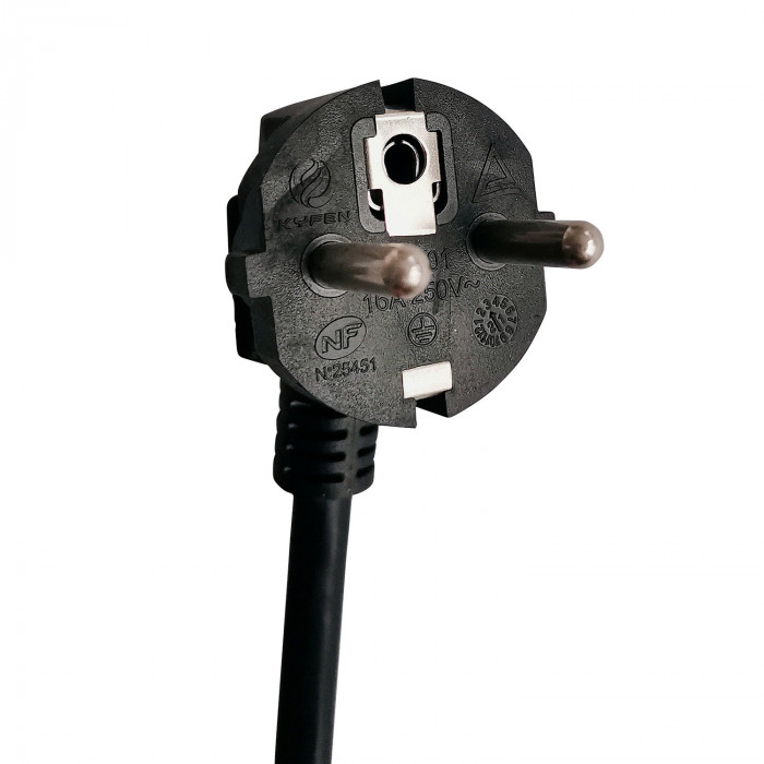 BASE 6 TOMAS C/INT 3X1,5mm 1,5M NEGRA 7hSevenOn CL.1