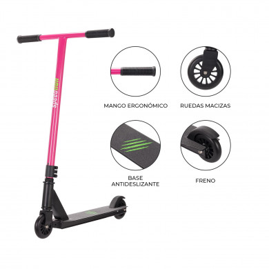 PATINETE ACROBATICO ROSA SPEEDLION PATINETE ACROBATICO ROSA SPEEDLION