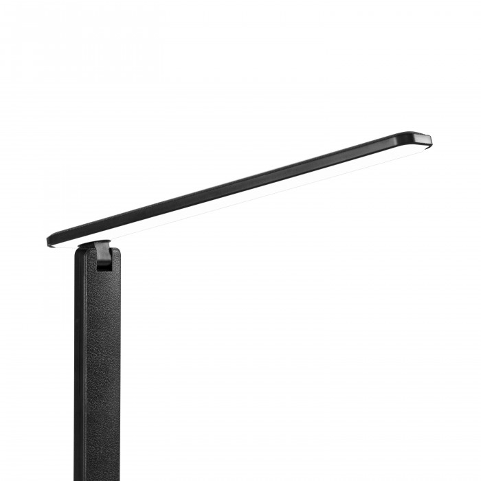 FLEXO LED INTEGRADO 9W (350lm) NEGRO CON CARGADOR WIRELESS+USB 3 MODOS LUZ 3000-6000K 11,5*17*56CM SEVEN ON HOME