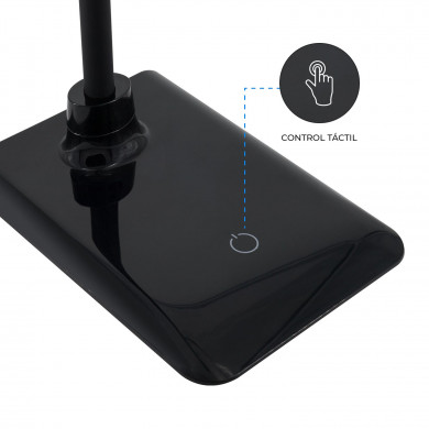 FLEXO LED  INTEGRADO 6W (360lm) DIMABLE NEGRO TOUCH 16,5*12*71CM SENSE SEVEN ON HOME FLEXO LED  INTEGRADO 6W (360lm) DIMABLE NEGRO TOUCH 16,5*12*71CM SENSE SEVEN ON HOME