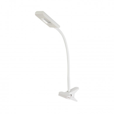 FLEXO LED INTEGRADO 4W (235lm) PINZA CUADRADO BLANCO 11*5,5*1,2CM SEVEN ON HOME FLEXO LED INTEGRADO 4W (235lm) PINZA CUADRADO BLANCO 11*5,5*1,2CM SEVEN ON HOME