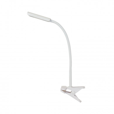FLEXO LED INTEGRADO 4W (235lm) PINZA CUADRADO BLANCO 11*5,5*1,2CM SEVEN ON HOME FLEXO LED INTEGRADO 4W (235lm) PINZA CUADRADO BLANCO 11*5,5*1,2CM SEVEN ON HOME