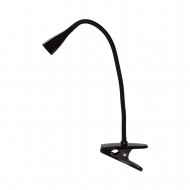 FLEXO LED INTEGRADO 5W (300lm) PINZA REDONDO NEGRO 51*1,5CM SEVEN ON HOME