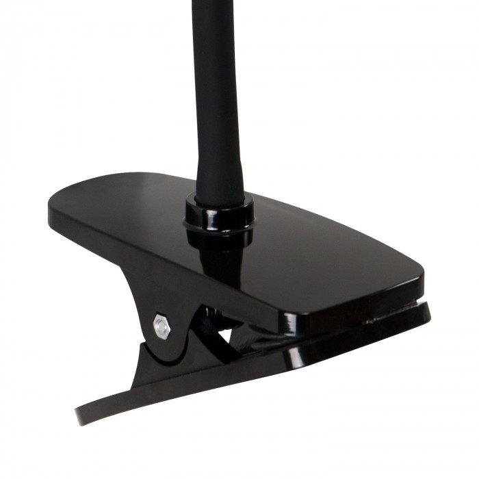 FLEXO LED INTEGRADO 5W (300lm) PINZA REDONDO NEGRO 51*1,5CM SEVEN ON HOME