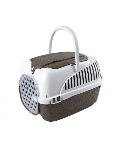 TRANSPORTÍN TOUR MARRÓN 52x33x34cm