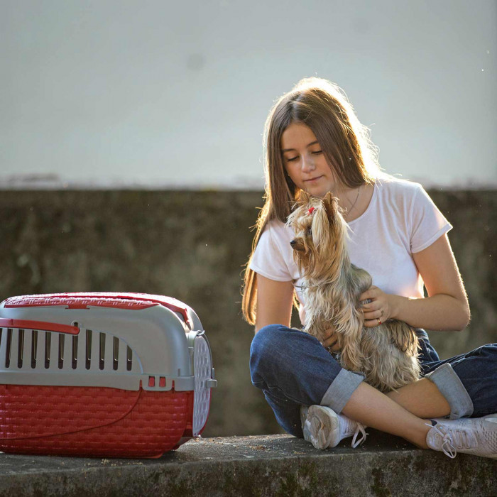 TRANSPORTÍN TOUR ROJO 52x33x34cm