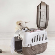 TRANSPORTÍN MAXY TOUR MARRÓN 59x38x37cm