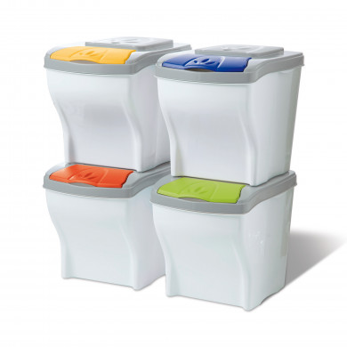 PAPELERA POKER SET 4 PZ. 28x40x31cm x4pz PAPELERA POKER SET 4 PZ. 28x40x31cm x4pz
