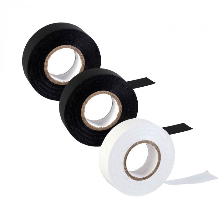 CINTA AISLANTE 20MX19mm (1 BLANCA/2 NEGRAS) 7hSevenOn RT.3