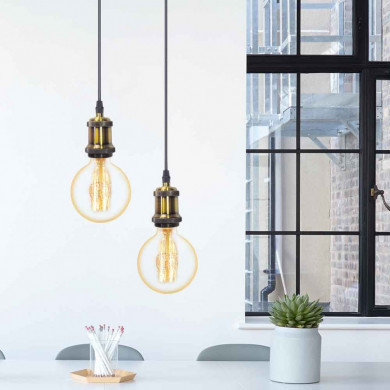 PENDEL METAL ORO E27 MAX. 60W 1,5M 7hSevenOn Deco BL.1
 PENDEL METAL ORO E27 MAX. 60W 1,5M 7hSevenOn Deco BL.1