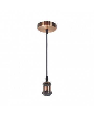 PENDEL METAL COBRE E27 MAX. 60W 1,5M 7hSevenOn Deco BL.1

