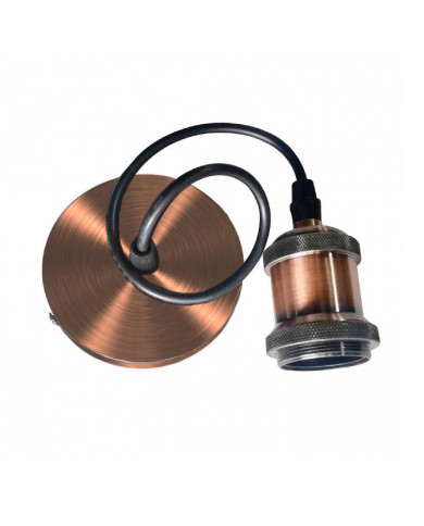 PENDEL METAL COBRE E27 MAX. 60W 1,5M 7hSevenOn Deco BL.1
