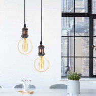 PENDEL METAL COBRE E27 MAX. 60W 1,5M 7hSevenOn Deco BL.1
