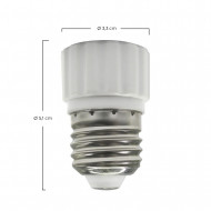 ADAPTADOR CASQUILLO E27 A GU10 CERAMICO 7hSevenOn Elec BL.1