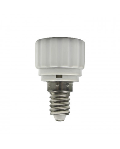 ADAPTADOR CASQUILLO E14 A GU10 CERAMICO 7hSevenOn Elec BL.1