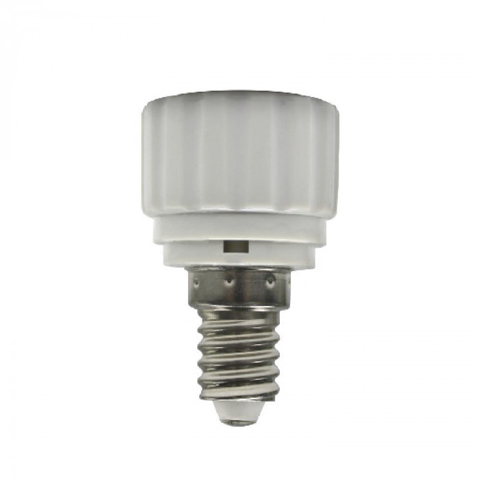 ADAPTADOR CASQUILLO E14 A GU10 CERAMICO 7hSevenOn Elec BL.1