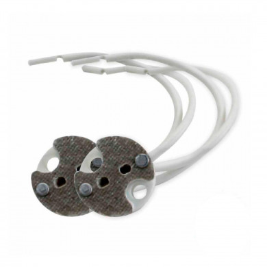 ACCESORIO CASQUILLO CERAMICO GU 5.3 CABLE 0,5MM 7hSevenOn Elec BL.2 ACCESORIO CASQUILLO CERAMICO GU 5.3 CABLE 0,5MM 7hSevenOn Elec BL.2