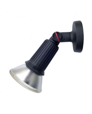 FOCO EXTERIOR DE PARED E27 NEGRO- DAYRON