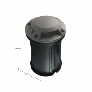 FOCO EMPOTRABLE SAINT REDONDO BC 11W CR 1L-GU10- DAYRON