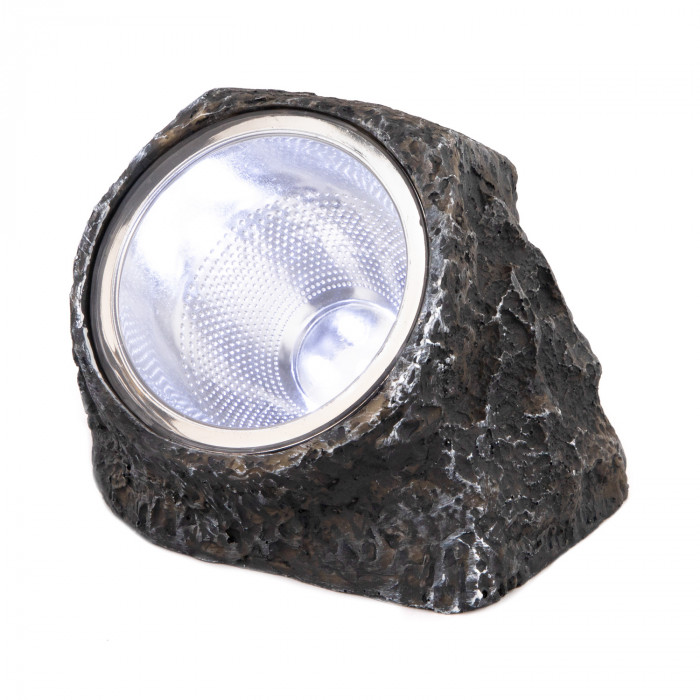 PACK 3 PIEDRA SOLAR CREPUSCULAR  LED COLOR GRIS SEVEN ON