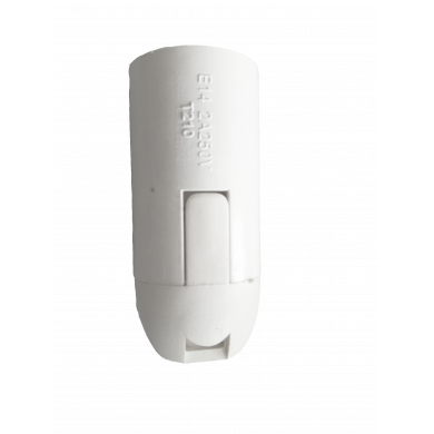 PORTALAMPARAS LISO E14 BLANCO 7hSevenOn Elec BL.1 PORTALAMPARAS LISO E14 BLANCO 7hSevenOn Elec BL.1