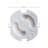 KIT 3 PROTECCIONES DE ENCHUFE SCHUKO