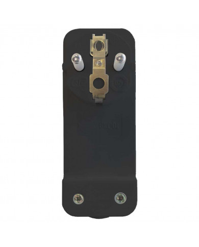 CLAVIJA EXTRAPLANA SCHUKO 16A NEGRO 7hSevenOn Elec BL.1