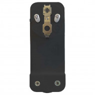 CLAVIJA EXTRAPLANA SCHUKO 16A NEGRO 7hSevenOn Elec BL.1