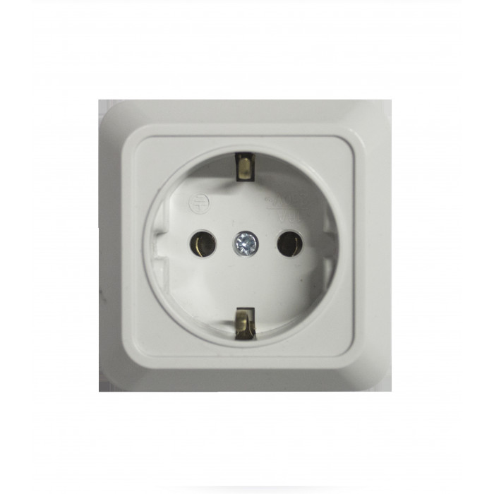BASE SUPERFICIE SCHUKO 16A BLANCO 7hSevenOn Elec BL.1