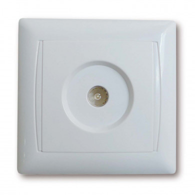 TOMA DE TV EMPOTRABLE+ MARCO BLANCO 7hSevenOn Elec BL.1