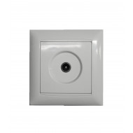 TOMA DE TV EMPOTRABLE+ MARCO BLANCO 7hSevenOn Elec BL.1