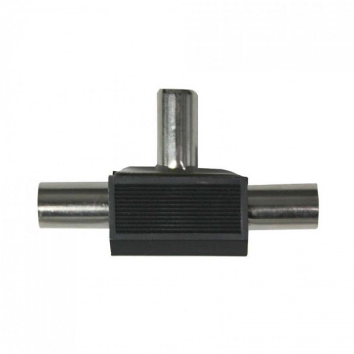 ADAPTADOR INDUCTIVO TV(2  MACHOS/1 HEMBRA) NEGRO 7hSevenOn Elec BL.1