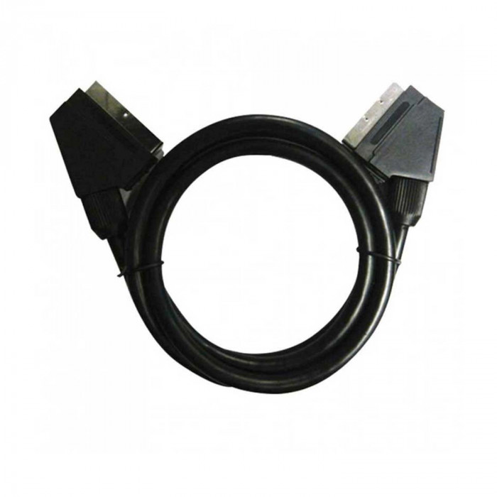  CABLE TV EUROCONECTOR 1.5M (MACHO/MACHO) NEGRO 7hSevenOn Elec BL.1