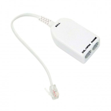 ADAPTADOR TELEFONO CON FILTRO (1 MACHO/2 HEMBRAS) BLANCO 7hSevenOn Elec BL.1 ADAPTADOR TELEFONO CON FILTRO (1 MACHO/2 HEMBRAS) BLANCO 7hSevenOn Elec BL.1