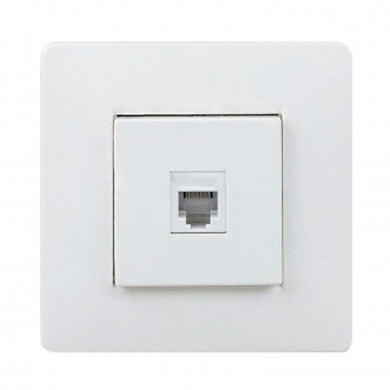 TOMA DE TELEFONO FRONTAL BLANCA 7hSevenOn Elec BL.1 TOMA DE TELEFONO FRONTAL BLANCA 7hSevenOn Elec BL.1