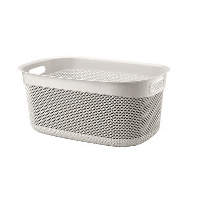 CESTA RESINA RECTANGULAR C/ASAS CREMA (55x36,5x25cm) 33L 7HOUSE CESTA RESINA RECTANGULAR C/ASAS CREMA (55x36,5x25cm) 33L 7HOUSE