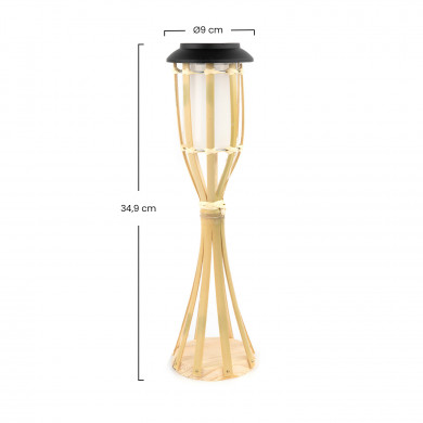 PACK 2 LAMPARA DE MESA SOLAR DN9X34.5CM SEVEN ON PACK 2 LAMPARA DE MESA SOLAR DN9X34.5CM SEVEN ON