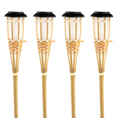 PACK 4 ANTORCHA SOLAR BAMBÚ DN9*62CM SEVEN ON PACK 4 ANTORCHA SOLAR BAMBÚ DN9*62CM SEVEN ON