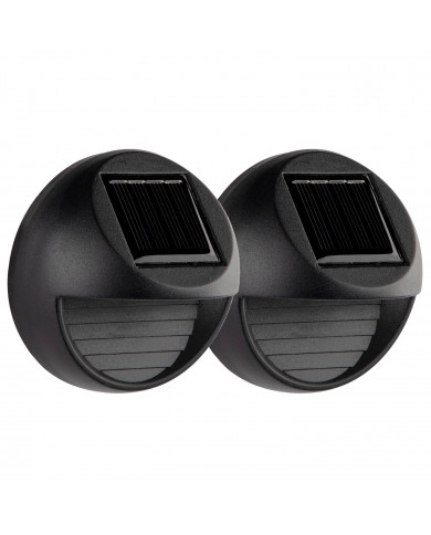 PACK 2 LUZ DE PARED SOLAR 8*8*4.5CM SEVEN ON