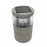 LUZ SOLAR CILÍNDRICA 11.5*29CM SEVEN ON