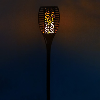 ANTORCHA SOLAR CON LLAMAS DN12*72CM SEVEN ON ANTORCHA SOLAR CON LLAMAS DN12*72CM SEVEN ON