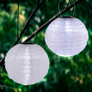 FAROLILLO SOLAR BLANCO DN25 14CM SEVEN ON