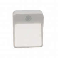 LUZ DE NOCHE LED CUADRADA CON SENSOR  0,5W 40lm  4000K (Pilas 4xAAA incluidas) 7hSevenOn BL.1