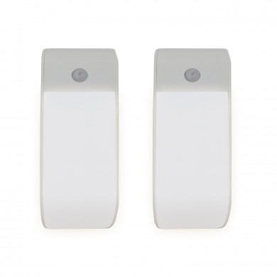 PACK DE 2 LUCES DE NOCHE LED RECTANGULAR CON SENSOR  0,5W 50lm 4000K 7hSevenOn PACK DE 2 LUCES DE NOCHE LED RECTANGULAR CON SENSOR  0,5W 50lm 4000K 7hSevenOn